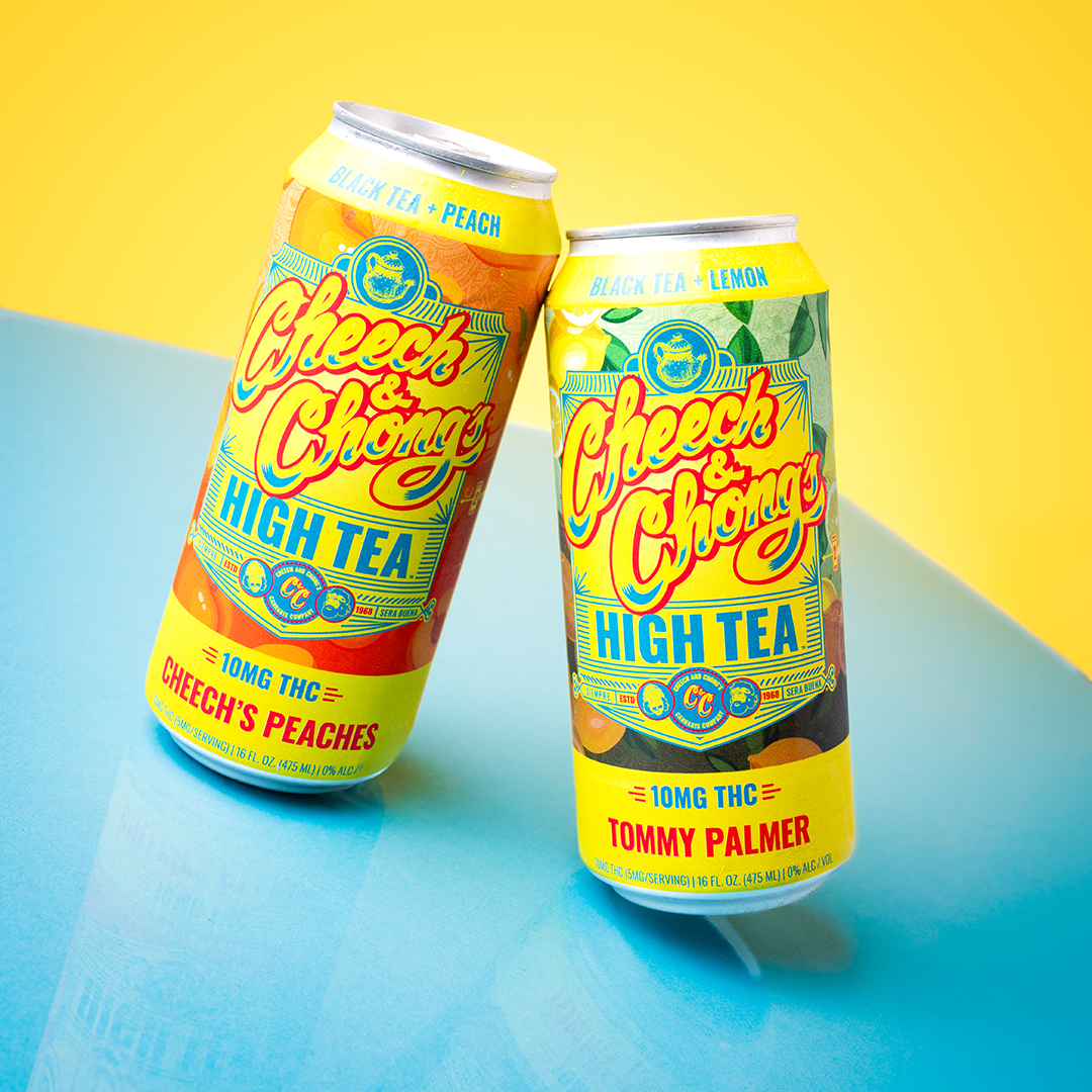 THC Iced Tea - Cheech's Peaches  (4-pack, 10 mg each)