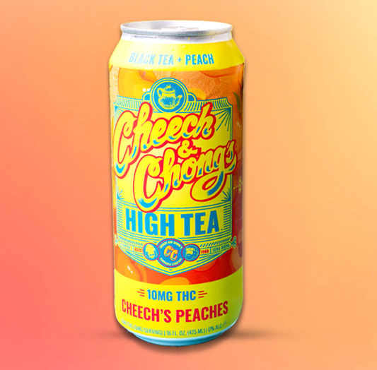 THC Iced Tea - Cheech's Peaches  (4-pack, 10 mg each)