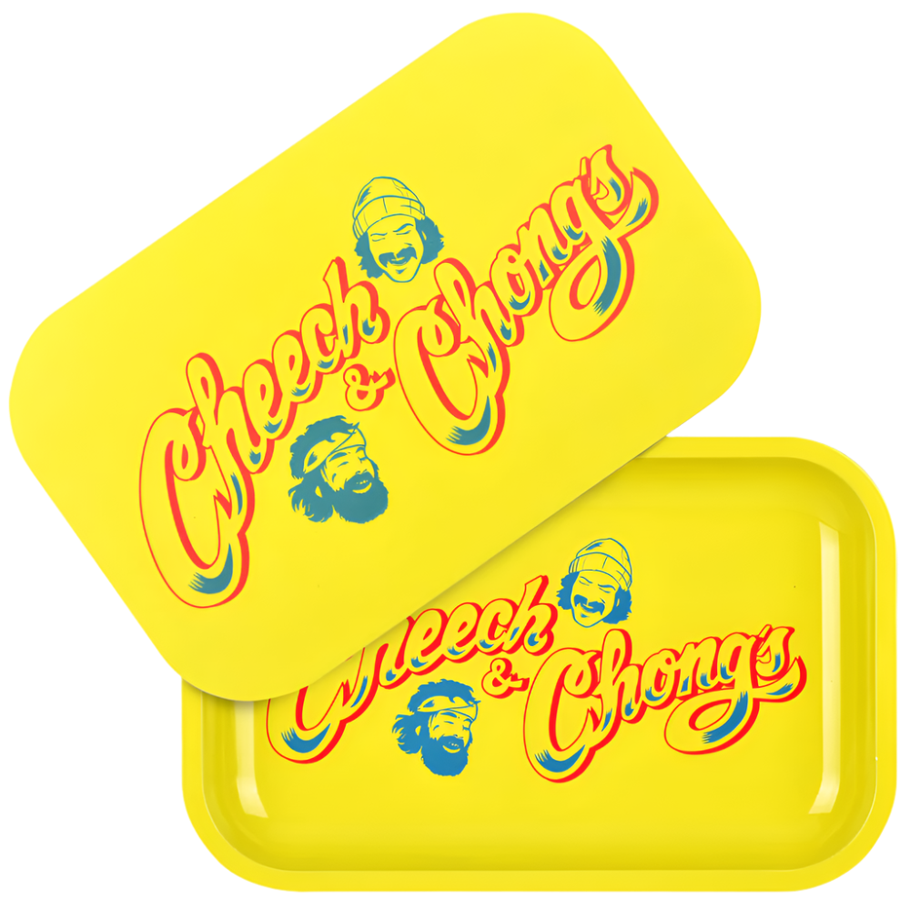 Cheech & Chong’s Rolling Tray – Yellow Logo