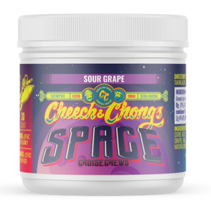 Space Chews Delta-9 THC Gummies - Sour Grape (300 mg THC)