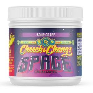 Blast Off With Cheech & Chong’s Triple-Strength Sour Grape Space Chews (Limited Time Only) offer