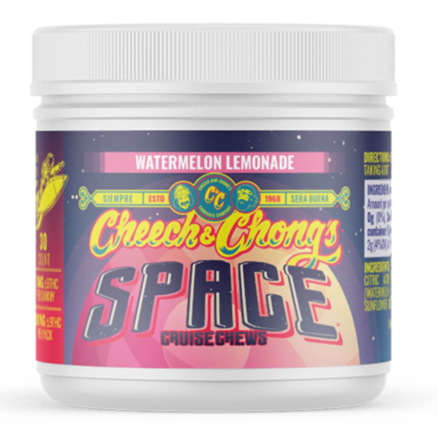 Blast Off With Cheech & Chong’s Triple-Strength Watermelon Lemonade Space Chews (Limited Time Only) offer