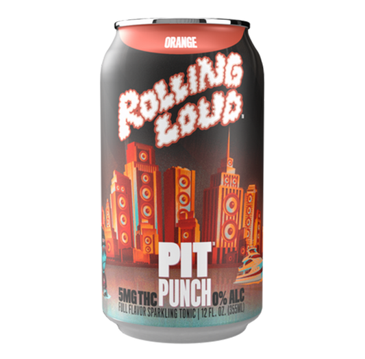 THC Orange Soda (4-pack, 5 mg each) - Cheech & Chong x Rolling Loud